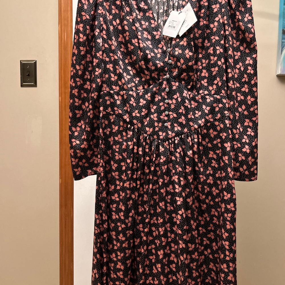 Sandro Paris Midi dress new with tag size 36 (US 6) - Picture 2 of 12